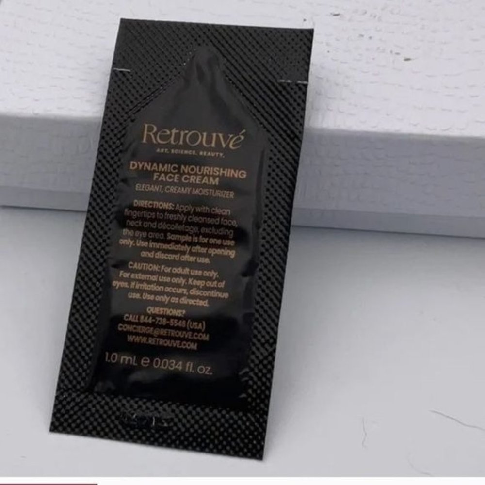 Retrouve Dynamic nourishing Face cream Sealed 1 ml .034 oz